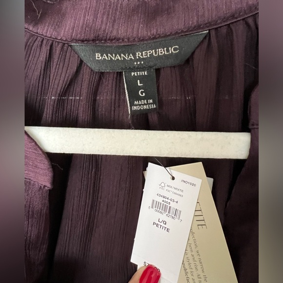 Banana Republic Tops - New Banana Republic Blouse - Size: Petite L- - Picture 4 of 8